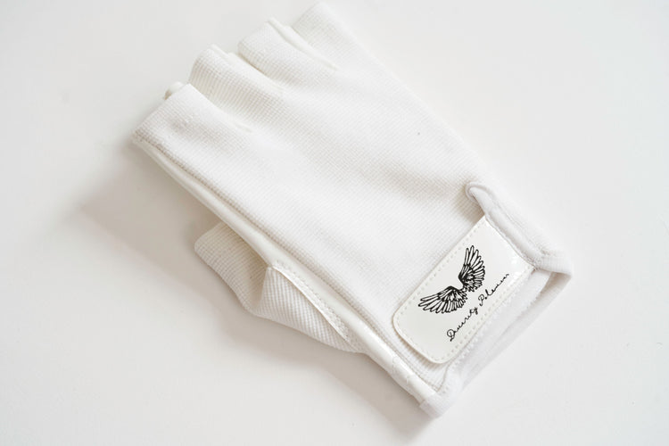 Grippy Gloves (White) - Divinity Polewear