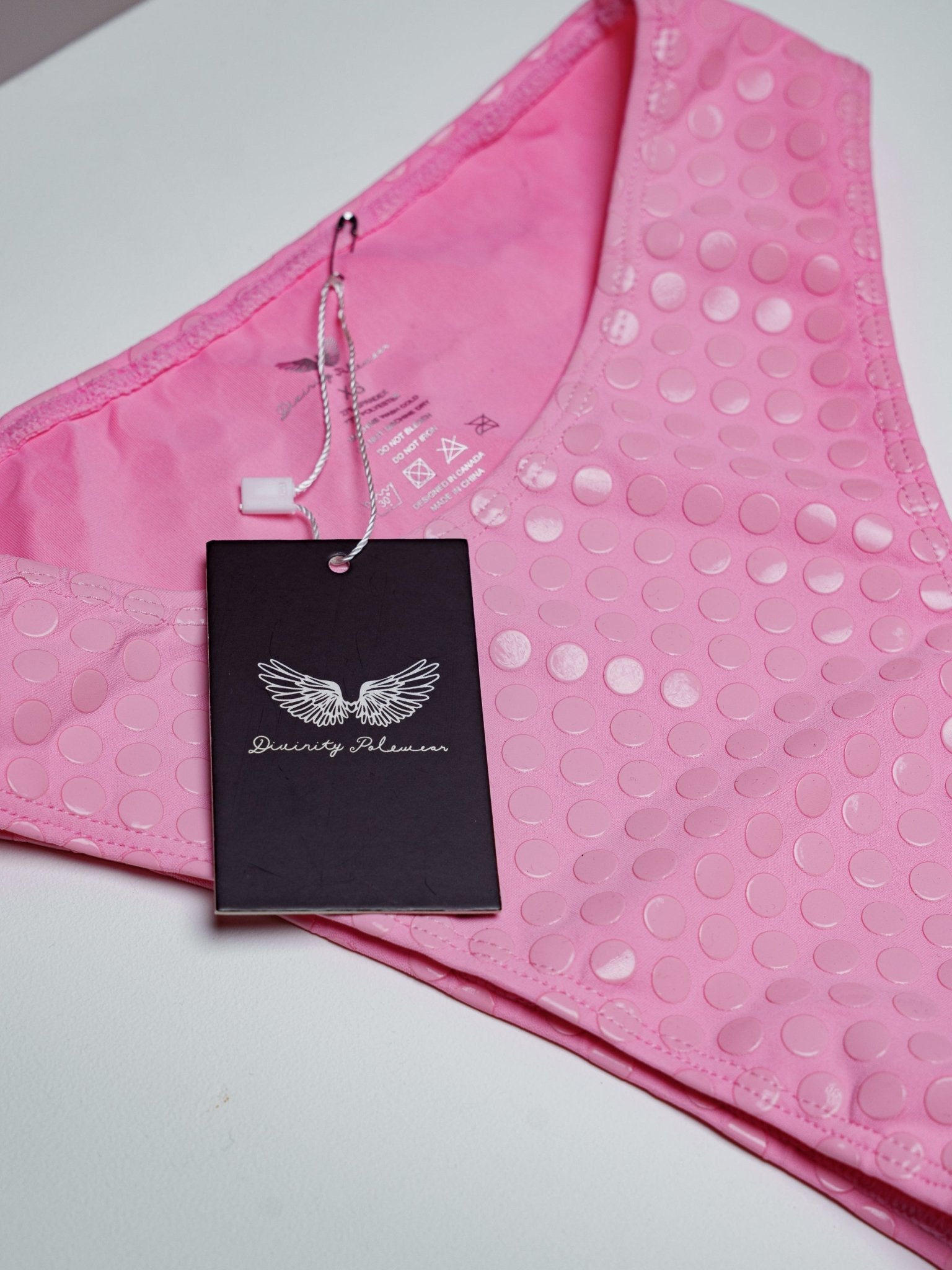 Grippy High - Cut Bottoms (Pink) - Divinity Polewear