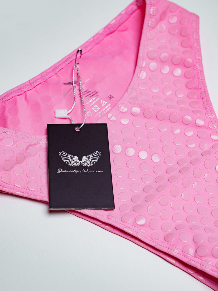 Grippy High - Cut Bottoms (Pink) - Divinity Polewear