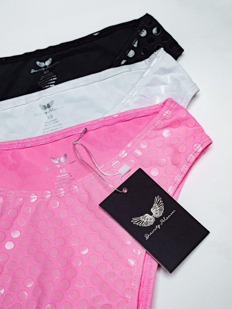 Grippy High - Cut Bottoms (Pink) - Divinity Polewear