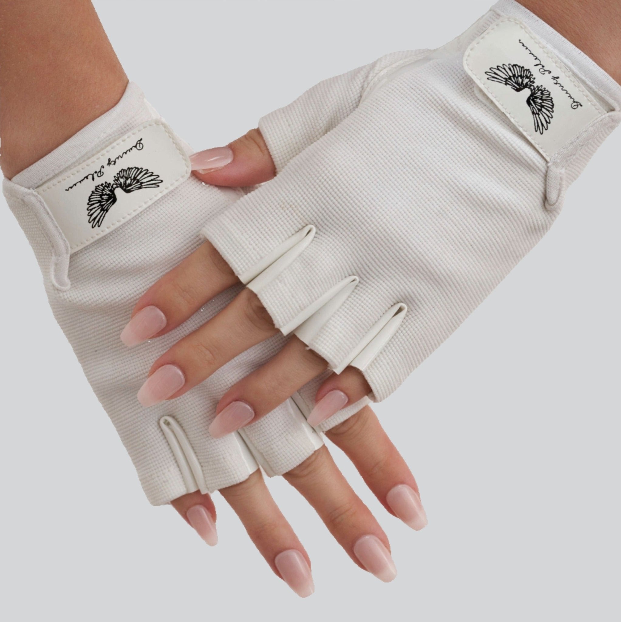 Grippy Gloves (White) - Divinity Polewear